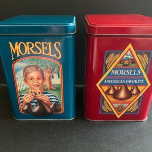 2 - Vintage Nestle Rectangle Tins